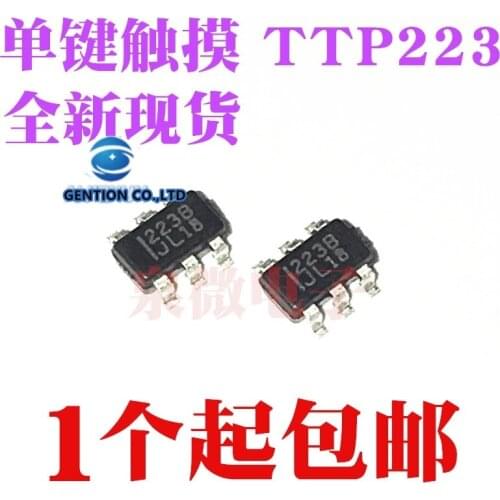 50PCS TTP223-BA6 TTP223 screen printing large amount of 223 b better in stock 100% new and original