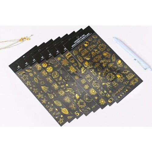 8 Sheets UV Epoxy Resin Filling Material DIY Crafts Jewelry Making Filler Stickers Resin Mold Decorative Lables C1FE