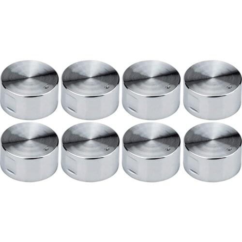 8Pcs Metal Gas Stove Knobs 6Mm Universal Cooker Control Range Oven Knobs Cooktop Burner Knob Gas Hob Switch