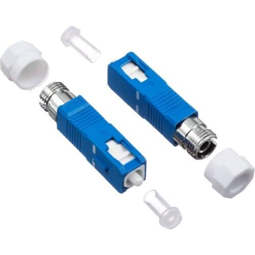 Adaptador óptico de fibra óptica, 2 unids/lote FC hembra a SC macho, monomodo FC/UPC-SC/fibra UPC