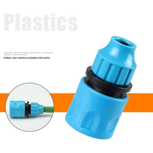 3/8 Inch Water Hose Quick Connector Garden Micro Water Hose Fast Joint Plastic Connector Fitting