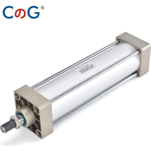 CG Aluminium Standard Air Cylinders 63mm Bore Double Acting For SC 200mm Stroke Adjustable Pneumatic Cylinde
