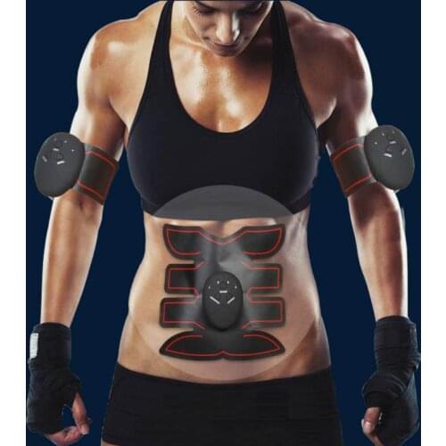 Electric Muscle Stimulator EMS Buttock Hip Trainer Abdominal ABS Stimulator Fitness Body Slimming Massager Muscle Trainer Unisex