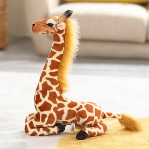 High Quality 33cm Simulation Deer Plush Toys Soft Stuffed Animals Dolls Kids Children Baby Birthday Gift Room Decor