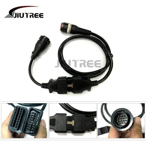 JIUTECHOBDII diagnostic cable 14 pin excavator diagnosis cable for volvo vocom truck diagnosis scanner Vocom 9993832 14pin Cable
