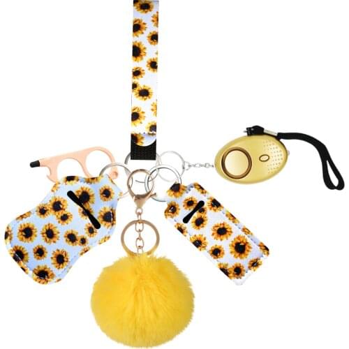 Self Defense Keychain Set For Women Girl Kit Safety Keychain