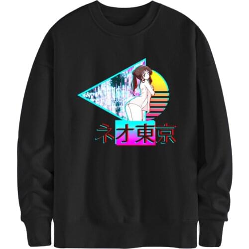 Japan Anime Fleece Mans Sweatshirts Cartoon Girl Hoodies 2020 Brand Hoody Man Harajuku Pullovers Breathable Supoleron Hombre