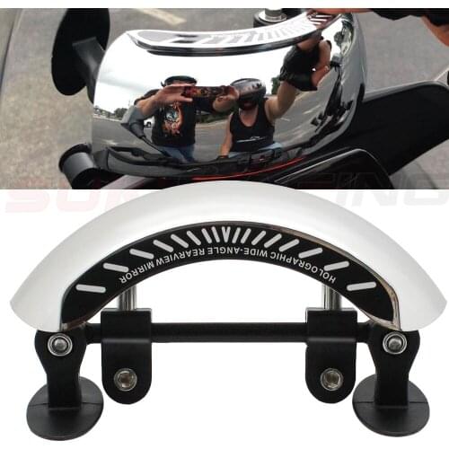 For BMW G650GS Sport F850GS F750GS R1150GS R1100R Motorcycle Windscreen Rear View 180 Degree Wide Angle Central Rearview Mirror