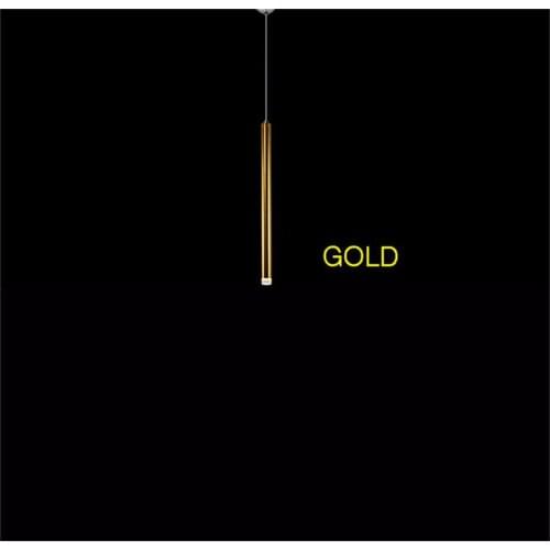 LED Ceiling light Single Light Long Bar Design Saving Energy Luxury Golden Aviation Aluminum D3 H30 Or 50CM Free Shipping