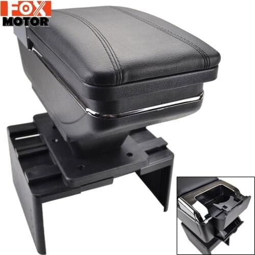 Rotatable Center Centre Console Arm Rest Car Armrest Storage Box For Fiat Punto Palio Brava Bravo 500 Albea Marea Holder Ashtray