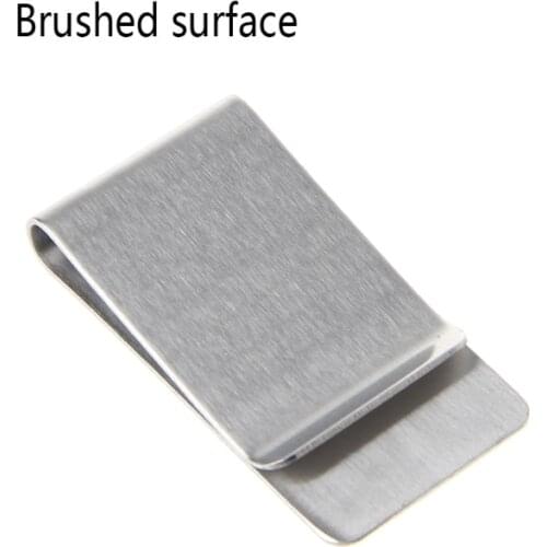 Slim High Quality Slim Money Clip Credit Card Holder Wallet New Stainless Steel D08E