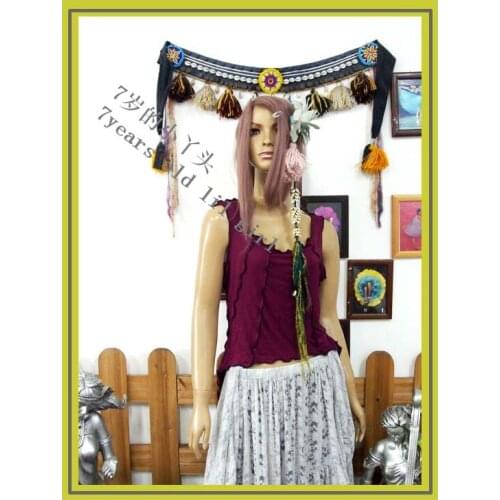 7Years Old Lil Girl Belly Dance Top Modal Wear Yoga Tribal Fusion H114 117