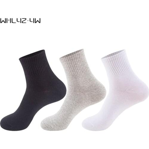 WHLYZ YW Mens White Socks