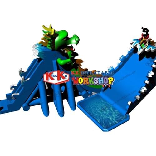Conquers the Dragon King Childrens Water Park giant inflatable water slide