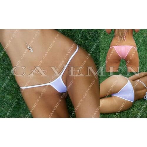 The front crotch is very small The female half hip * 3127 *Ladies Underwear Panties Briefs T-back Swimsuit Bikini Free Shipping