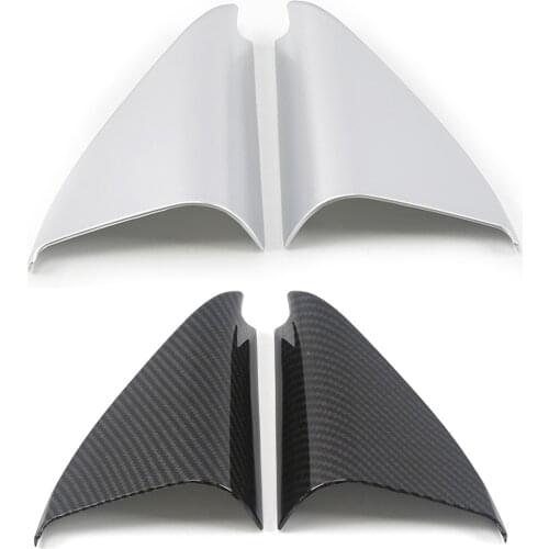 Car Front Door Window Inner Triangle A Pillar Column Cover Sticker Trim Accessories For Volkswagen VW T-ROC TROC 2017 2018 2019