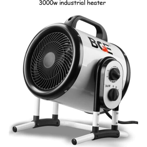 Commercial 3000W Electric Warm Heater High Power Air Blower Household Industrial Air Heater Hot Air Fans