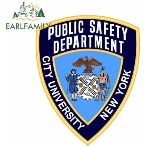 EARLFAMILY 13cm x 9.3cm For Police Sunscreen Car Stickers Surfboard Fine Decal Waterproof Vinyl Material Sticker Decoration