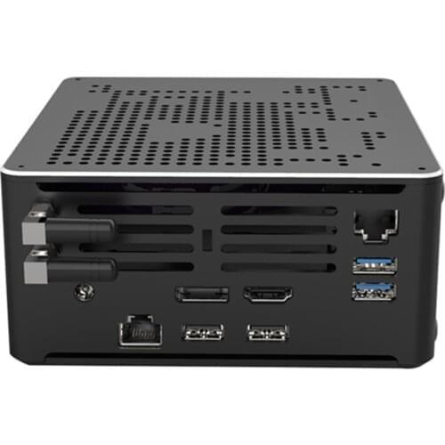 Gaming FAN Mini PC 10th Gen Nuc Intel i9 10980HK 10880H i7 10750H 2 Lans Win10 2*DDR4 1*NVME 1*M.2 Desktop Computer 4K DP HDMI