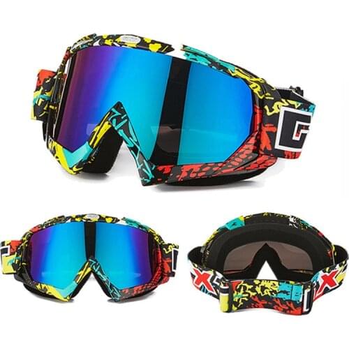GXT Motorcycle Glasses Motocross Goggles Moto Racing Men Women Mx Goggles For Motorbike Dirt Bike ATV Ski MTB DH Windproof Glass