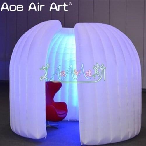 2.5m diameter office pod balloon inflatable trade show room divider without lights for Exhibition