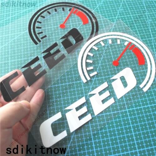 Car Dash borad Decal Sticker Styling Front Rear Windows windshield Decoration For kia ceed 2017 2018 2013 2010 2011 accessories