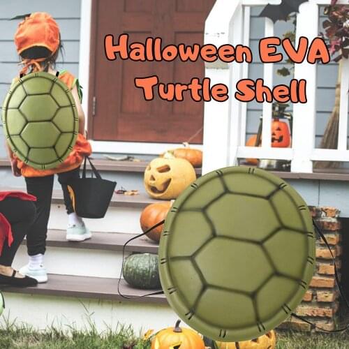 Turtle Shell Costume EVA Novelty Turtle Shell Backpack Cosplay Costume Kid Party Photo Prop for Carnival Halloween