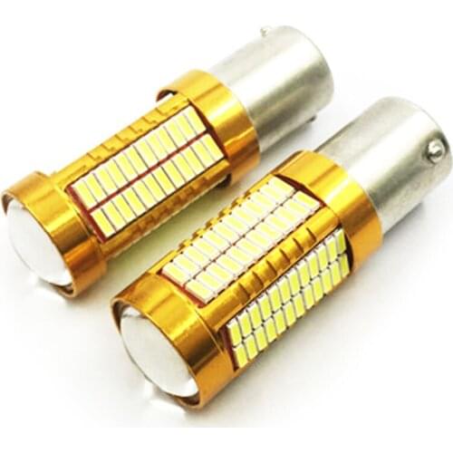 Wholesale 100pcs Canbus 1156 BA15S P21W S25 led Bulb 4014SMD chip Car led Lamp DRL Daytime Running signal Light Reverse Lights