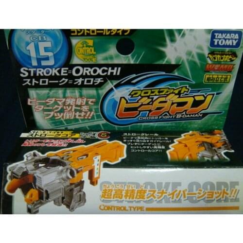 Original TOMY WBMA Super B-DAMAN CB-15 Stroke Orochi Assembly Model Toys Collection Cartoon Bomberman Action Figure Robot Toys
