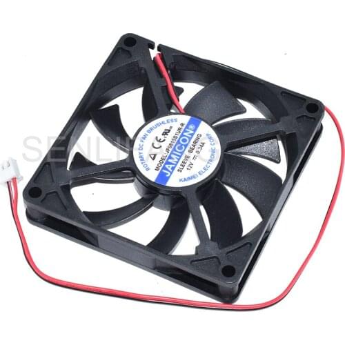 Original For Jamicon JF0815S1UR-R DC 12V 0.34A 80x80x15mm 2-Wire Server Square Fan