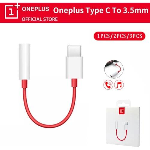 Original Oneplus 9pro 9 9r 8t Nord 8pro 8 7tpro 7t 7 6t Usb Type C To 3 5 mm Jack Audio Aux Headphone Adapter Accessories Cable