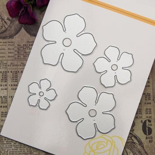 Flower Cutting Dies Stencil DIY Scrapbooking Embossing Album Paper Card Crafts M17D