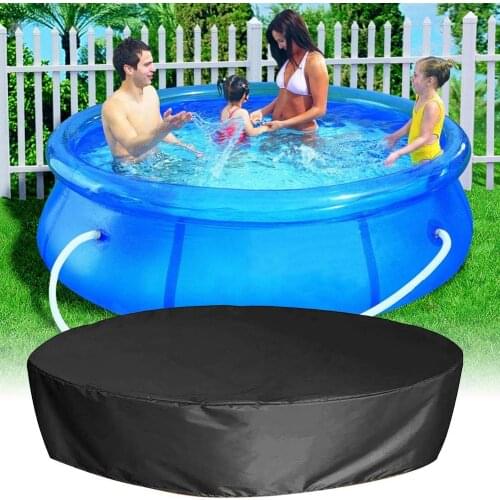 HOT SALE Foldable Kids Pool Cover Waterproof And UV-resistant Round Bathing Tub Dust Cover Suitable For All Types Of Round Pools