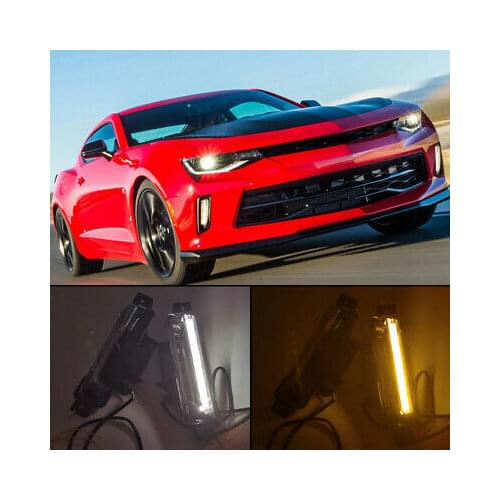 LED Fog Light DRL Daytime Running Light 1 Set For Chevrolet Camaro 2016 - 2020