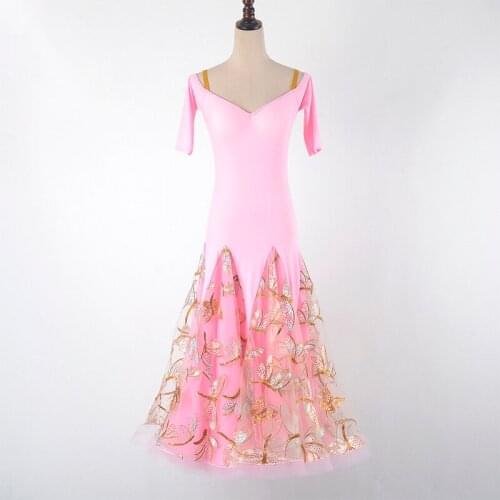 Ballroom Dance Competition Dresses For Women Elegant Performance Costume Designer Clothes Waltz Dancewear Tango Dress JL2308