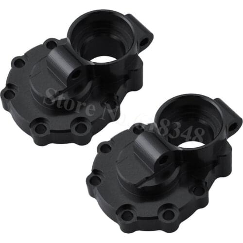 1 Pair Aluminum Rear Inner Portal Drive Housing (Left & Right) for 1/10 RC Traxxas TRX-4 TRX4 Trail Crawler Truck 8253 Hop Up