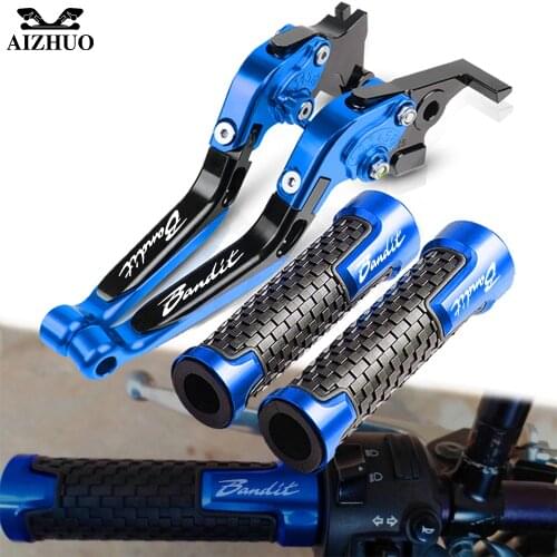 Motorcycle CNC Accessories FOR SUZUKI GSF 600 GSF600S BANDIT 2007-2015 2014 Bandit Brake Clutch Levers Handlebar Grips Handle