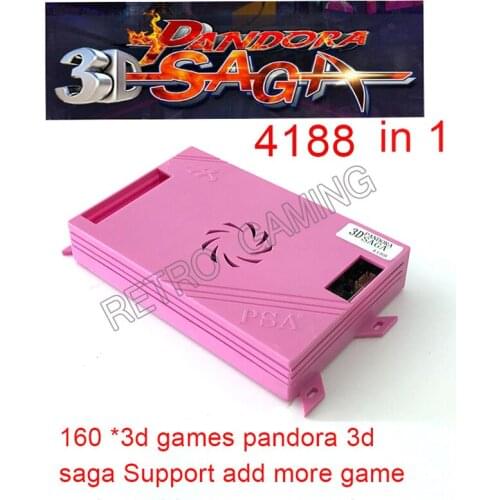 Arcade Game Board 4188 in 1 Pandora 3D SAGA 160*3d Online Download Games Motherboard VAG HDMI Output for Arcade Console