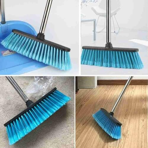 Household Sweeping Broom Cleaning Brush Floor Kitchen Bathroom Garage Sidewalk Adjustable Long Handle Courtyard Portable Tools
