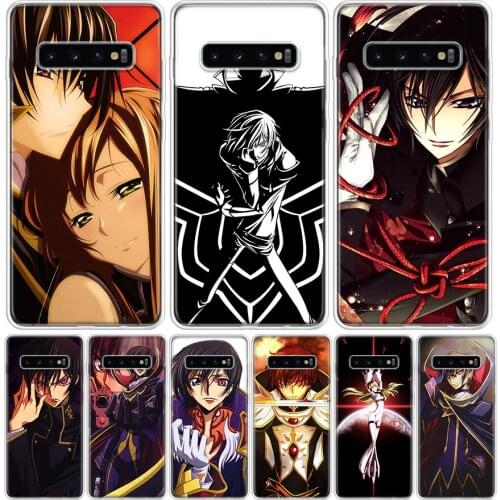 Code Geass Lelouch Phone Case For Samsung Galaxy S10 S21 S20 FE Ultra Note 10 9 8 S9 S8 S7 Plus Lite Pro + J4 J6 Coque Capa