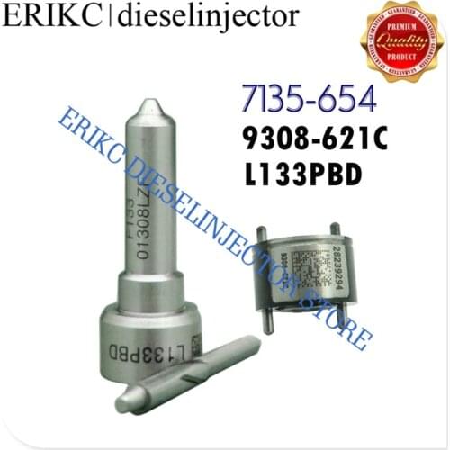 ERIKC 7135-654 Injector Repair Kit L133PBD Spray Nozzle 9308-621C Valve for EJBR00501Z 3S7Q9K546BB RM3S7Q9K546BB 02C2S30226