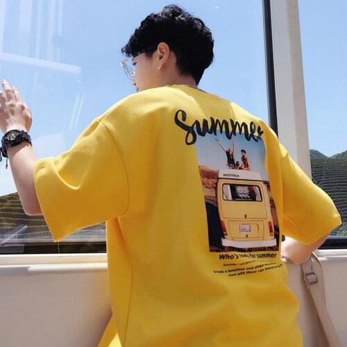 Casual Men Summer Letter O Neck Half Sleeve T-shirt Tee Top Comfortable Blouse Short Sleeve Shirts Streetwear Casual Loose Tops