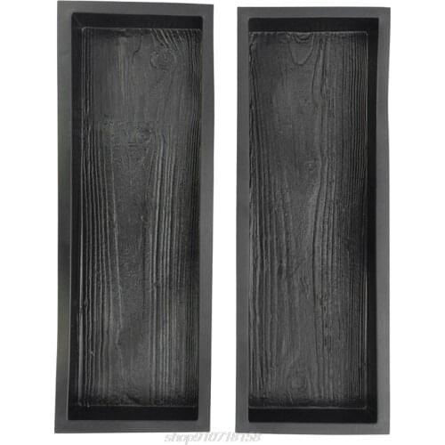 Imitation Wood Grain DIY Path Maker Paving Cement Brick Mold Stepping Pavement Road Concrete Mould J26 21 Dropshipping