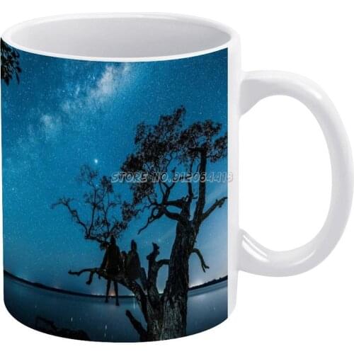 Milky Way Tree Coffee Mugs Ceramic Personalized Mugs 11 Oz White Mug Tea Milk Cup Drinkware Travel Mug Qld Sunshine Coast Austra