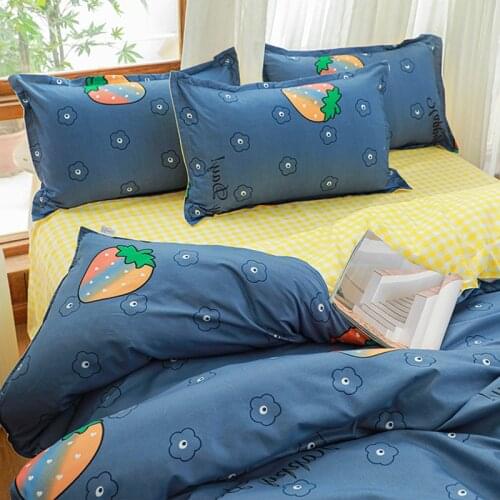 Bedding Set 140x200 Single Duvet Cover 160x200 Set Anime Bed Sheets Cover Sheet King Size Bed Frame Luxury Duvet Cover
