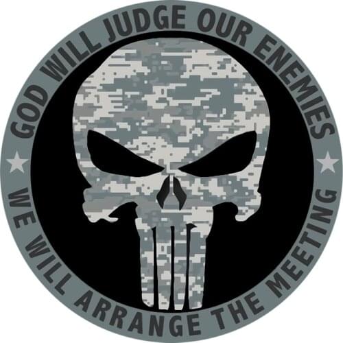 Small Town Punish Camo Army Military Die Cut Decal Sticker Suitable for BMW E46 Phone Tablet Android Car Accessories Decoration