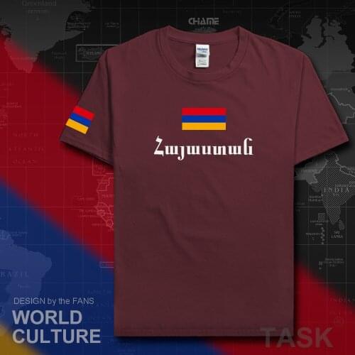 Armenia men t shirt fashion 2017 jerseys nation team tshirt 100% cotton t-shirt gyms clothing tees country sporting Armenian ARM