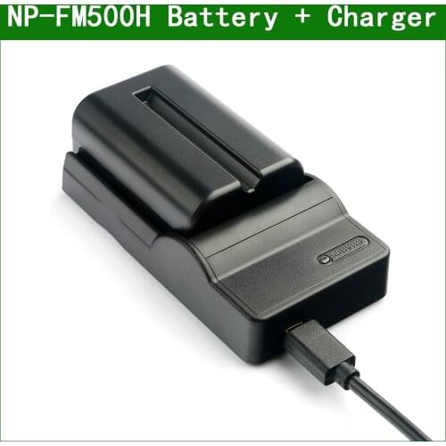 NP-FM500H NPFM500H Camera Digital Battery + Charger For Sony a200 a300 a350 a450 a500 a550 a560 a580 a700 a850 a900 a77II a99II