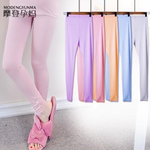 Pregnant Womens Autumn Trousers Wear Belly Support Warm Cotton Wool Pants Trousers Underwear Trousers Autumn and Winter