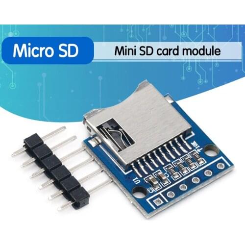 Micro SD Storage Expansion Board Mini Micro SD TF Card Memory Shield Module With Pins for Arduino